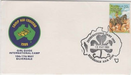 Australia PM 691 1980  Postmark Collection ,Girl Guide International Camp Silverdale,souvenir Cover - Bolli E Annullamenti