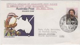 Australia PM 692 1980  Postmark Collection ,Opening Of Melbourne City Square,souvenir Cover - Poststempel