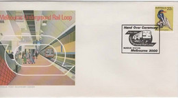 Australia PM 726 1980  Postmark Collection ,Melbourne Underground Rail Loop,souvenir Cover - Marcophilie