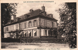 Bourbon L'Archambault - Grand Hôtel: La Villa Des Fleurs - Carte Idéal N° 2093 Non Circulée - Hotels & Restaurants