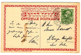 43444 - WERTZEICHEN AUSSTELUNG WIEN  1911 - Enteros Postales