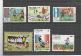 F12 /  Planche Timbres TIMBRE THEME FOOTBALL Lot De 6 Timbres Différents - Other & Unclassified