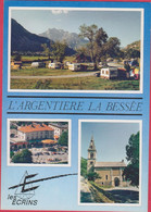 HAUTES ALPES L'ARGENTIERE LA BESSEE LE CAMPING LE CENTRE VILLE L'EGLISE STE APOLLINAIRE - L'Argentiere La Besse