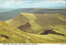 Cribin And The Sugar Loaf From Brecon Beacons -Timbre Reine Elisabeth 22p De 1984 (P) - Breconshire