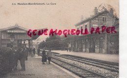 78- MEULAN HARDRICOURT - LA GARE - EDITION J. KLEIN  -  YVELINES - Meulan