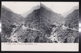 Delcampe - 20-354 - CORSE - CORTE - Vue Vers Le Mont Rotundo - Corte