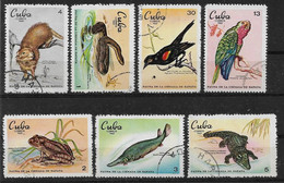 Kuba 1969 Tiere Mi.-Nr. 1551 - 1557 Kpl. O/used - Unclassified
