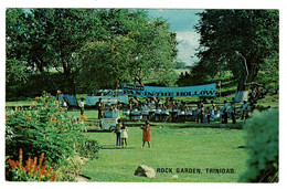 Ref 1467 - Postcard - Rock Garden Trinidad - Baclays Bank Sponsored Steelband Concert - Trinidad