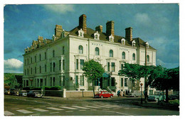 Ref 1467 - 1974 Postcard - Cars Outside The North Western Hotel - Llandudno Slogan Wales - Caernarvonshire