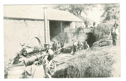 Ref 1468 - Reproduction Postcard - Threshing Machine At Star - Gaerwen Merionethshire Wales - Merionethshire