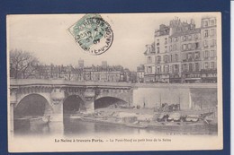 CPA [75] Paris > La Seine à Travers Paris Circulé - La Seine Et Ses Bords