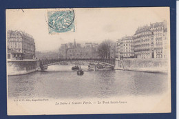 CPA [75] Paris > La Seine à Travers Paris Circulé - La Seine Et Ses Bords