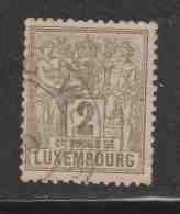 Gd DUCHE DE LUXEMBOURS  (Y&T) 1882/91 - N°48  * Allégorie*    2c. Obli () - 1882 Allegorie