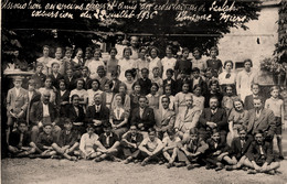 Sarlat * Carte Photo * Association Des Anciens élèves Et Amis Des écoles Laïques * Excursion Du 22 Juillet 1936 - Sarlat La Caneda