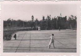 Photo Originale  Algérie La MESKIANA 1941 Partie De Tennis - Sports