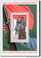 DDR Block 039 Kampfgruppen Postfrisch MNH *** ( 3 Blocks / 3 Items) - 1971-1980