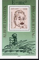 DDR Block 054 Albert Einstein Postfrisch MNH *** ( 3 Blocks / 3 Items) - 1971-1980