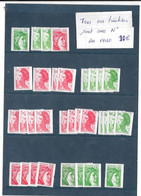 LOT De Timbres ROULETTES **  Tous Avec N° Au Verso.   Pour Faire Plaisir à Vos Correspondants Philatelistes... - Coil Stamps