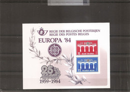 Belgique - Europa 1984 ( LX 73 XXX -MNH) - Deluxe Sheetlets [LX]