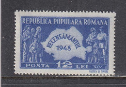 Romania 1948 - Census, Mi-Nr. 1093, MNH** - Ungebraucht