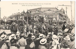 CPA - - Belfort - 90 - Grandes Fêtes Patriotiques En 1919 - Défilé Militaire Place Corbis - Belfort - City