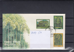 Malaysia Michel Cat.No. FDC 231/233 Trees (1) - Maleisië (1964-...)