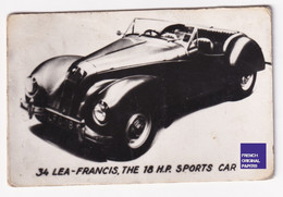 Petite Photo / Image 1960s 4,5 X 7 Cm - Voiture Automobile Lea Francis The 18 HP Sports Car D2-383 - Andere & Zonder Classificatie