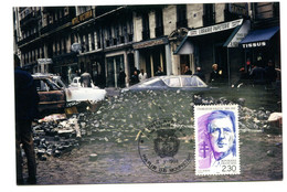Thème Général De Gaulle - Photo - Les Barricades En Mai 68 - CI Paris Mouffetard - R 6114 - Politische Und Militärische Männer