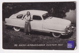 Petite Photo / Image 1960s 4,5 X 7 Cm - Voiture Automobile Nash Ambassador Custom 1951 D2-388 - Autres & Non Classés