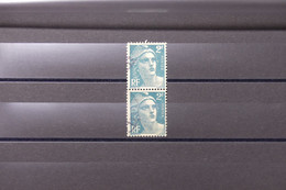FRANCE - Type Gandon 713 -1 Exemplaire Gros Chiffe 2 F Tenant à Normal - Oblitérés - L 89025 - Used Stamps