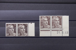 FRANCE - Type Gandon 715 - 1 Paire Avec épaulettes + 1 Paire Normal ( Daté ) - Neufs - L 89029 - Unused Stamps