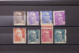 FRANCE - Lot De 8 Exemplaires Au Type Gandon - Variété -  Avec Piquages Décalés  - Oblitérés - L 89036 - Used Stamps