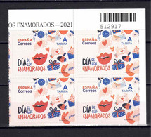 ESPAÑA 2021 ** MNH ED. 5456  DIA DE LOS ENAMORADOS BL.4 - Ongebruikt