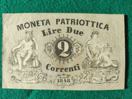 Italia 2 Lira 1848 Venezia - [ 4] Emissioni Provvisorie