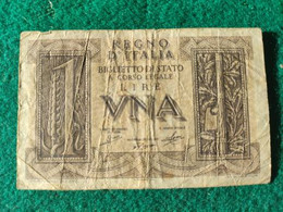 Italia  1 Lira 1939 - Italia – 1 Lira