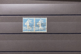 FRANCE - Type Semeuse N° 140 - 1 Paire Avec Double Cadre Au Pied - Oblitérés - L 89050 - Used Stamps