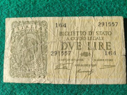 Italia  2 Lire 1944 - Italië – 2 Lire