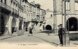 Agen * Les Cornières * Place Rue * Commerces Magasins - Agen