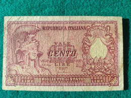 Italia  100 Lire 1951 - 100 Liras