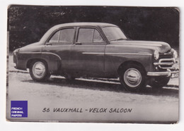 Petite Photo / Image 1960s 4,5 X 7 Cm - Voiture Automobile Vauxhall Velox Saloon A44-4 - Altri & Non Classificati