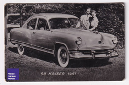 Petite Photo / Image 1950/60s 4,5 X 7 Cm - Voiture Automobile Kaiser 1951 A44-5 - Altri & Non Classificati