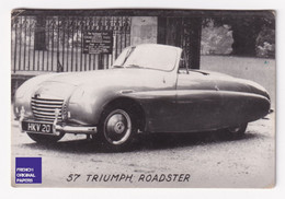 Petite Photo / Image 1950/60s 4,5 X 7 Cm - Voiture Automobile Triumph Roadster A44-5 - Otros & Sin Clasificación