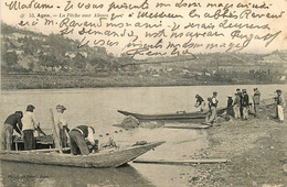 Agen * La Pêche Aux Aloses * Pêcheurs Barque - Agen