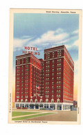 AMARILLO, Texas, USA, Hotel Herring, Old Linen Postcard - Amarillo