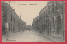 Aulnoye - Rue De La Gare ( Voir Verso ) - Aulnoye