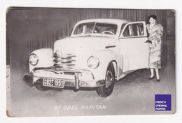 Petite Photo / Image 1950/60s 4,5 X 7 Cm - Voiture Automobile Opel Kapitan A44-9 - Otros & Sin Clasificación