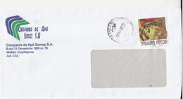 EASTER ICON, STAMP ON COVER, 2020, ROMANIA - Briefe U. Dokumente