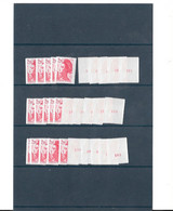 LOT De Timbres ROULETTES  2379 **  Tous Avec N° Au Verso.   Pour Faire Plaisir à Vos Correspondants Philatelistes... - Coil Stamps