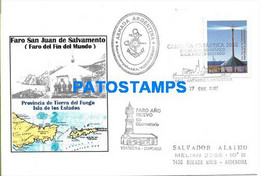 153136 ARGENTINA COVER CANCEL ANTARCTICA ANTARCTICA SHIP ARMADA BUQUE OCEANOGRAFICO PUERTO DESEADO YEAR 2005 NO POSTCARD - Briefe U. Dokumente