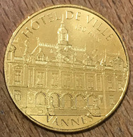 56 VANNES HÔTEL DE VILLE MDP 2016 MEDAILLE SOUVENIR MONNAIE DE PARIS JETON TOURISTIQUE MEDALS COINS TOKENS - 2016